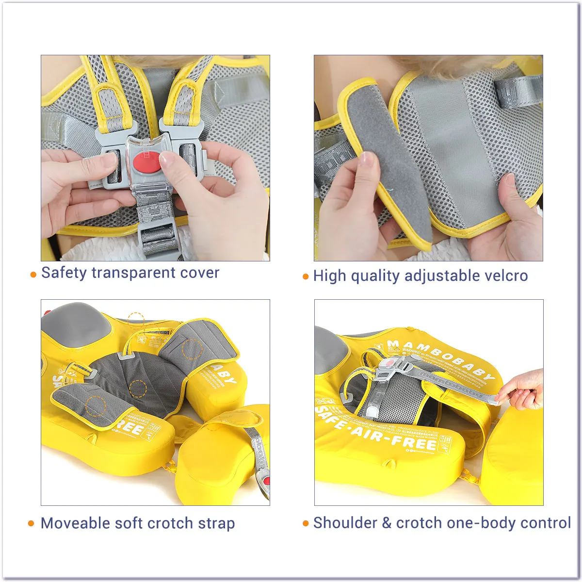 Mambobaby Float VIP 3: Non-Inflatable Baby Swim Trainer with Canopy 16 kf A20aa58e785ea479e8d102b6227048d972