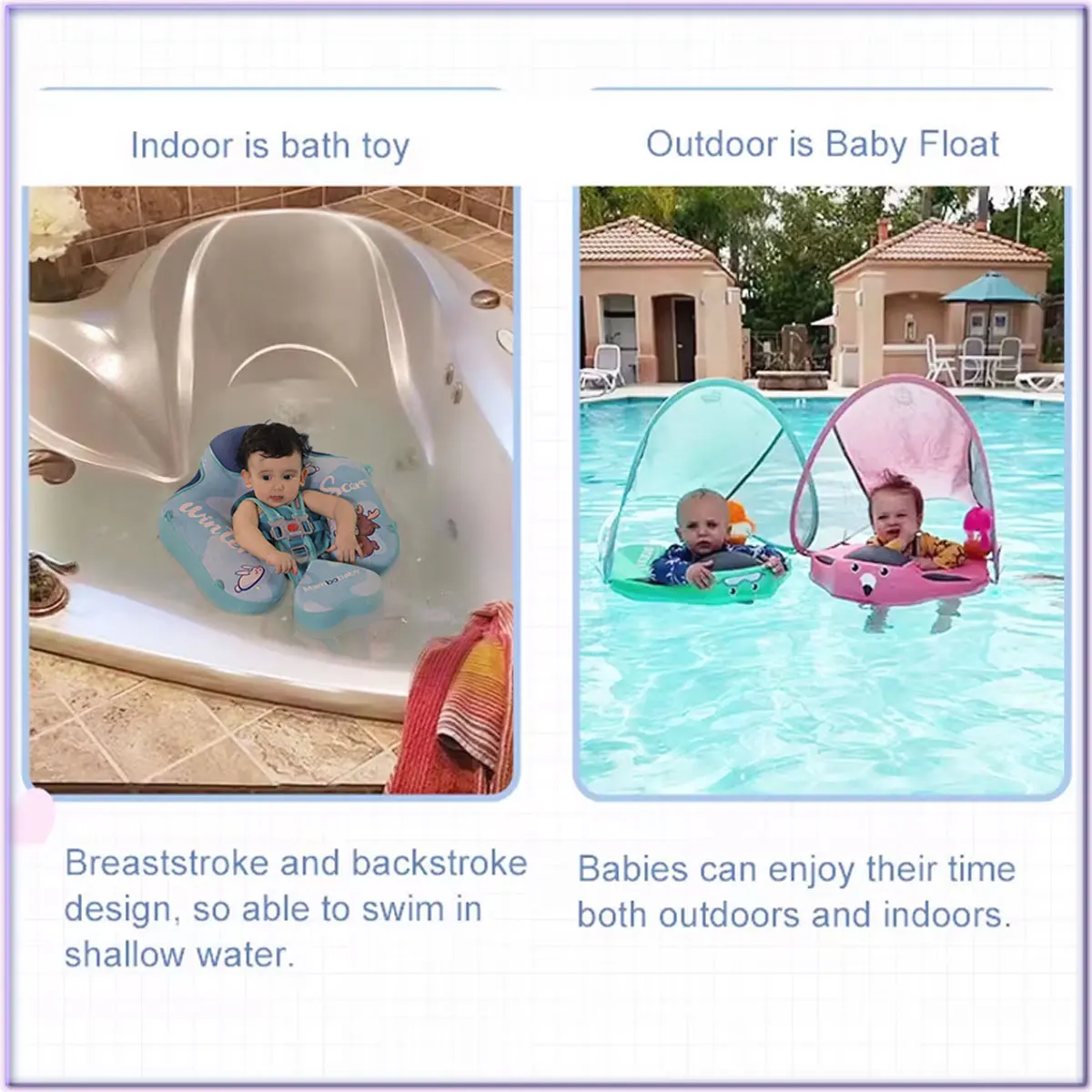 Mambobaby Float VIP 3: Non-Inflatable Baby Swim Trainer with Canopy 18 kf Af4fafafa8c534f59928743bc02e83c0eL