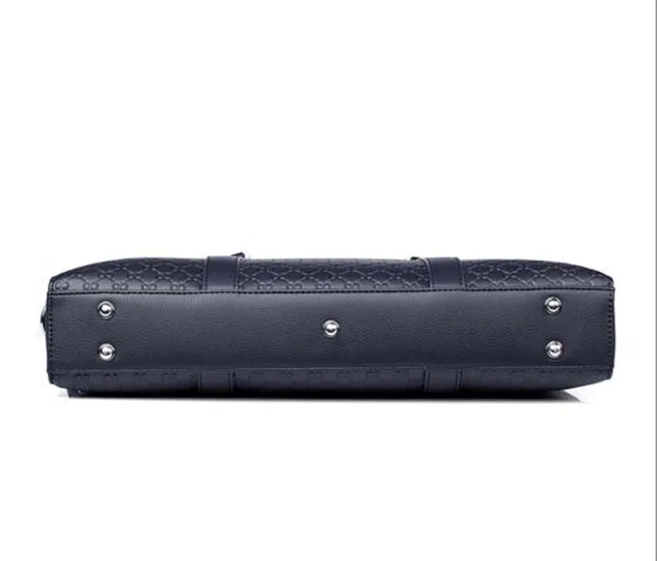 Men's Leather Business Briefcase: Large Capacity Laptop Messenger Handbag 16 kf H1eab015f8e9c431ab719065029aa9460v