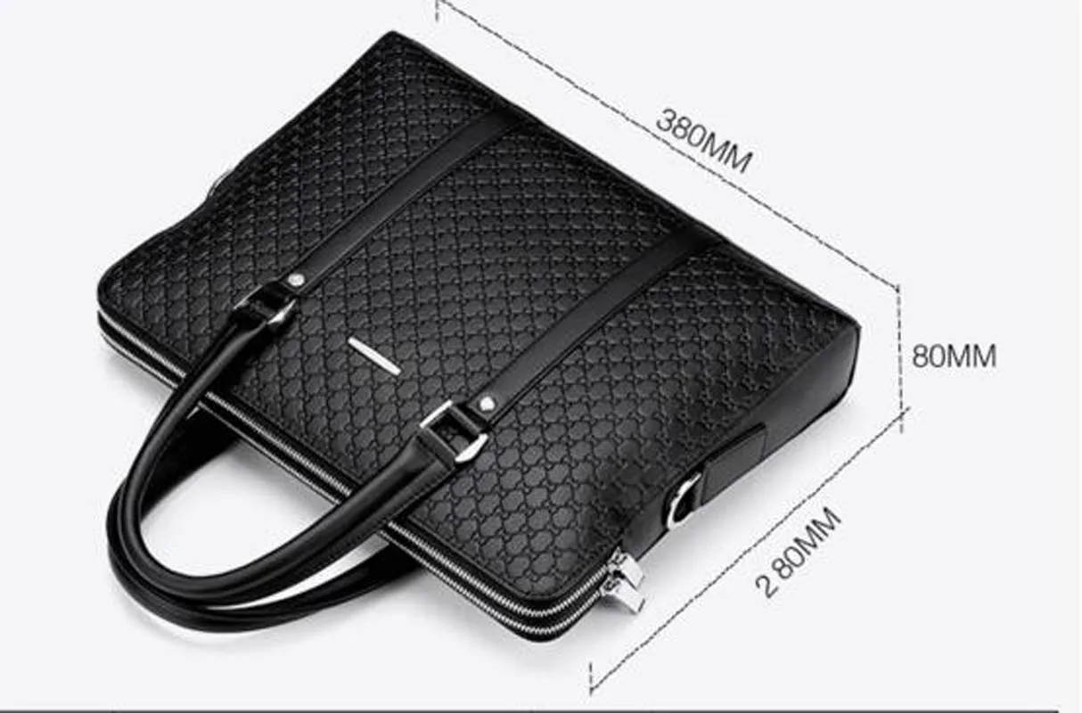 Men's Leather Business Briefcase: Large Capacity Laptop Messenger Handbag 17 kf H3a12babdd82c41a9a84e0a89dbfc125fU