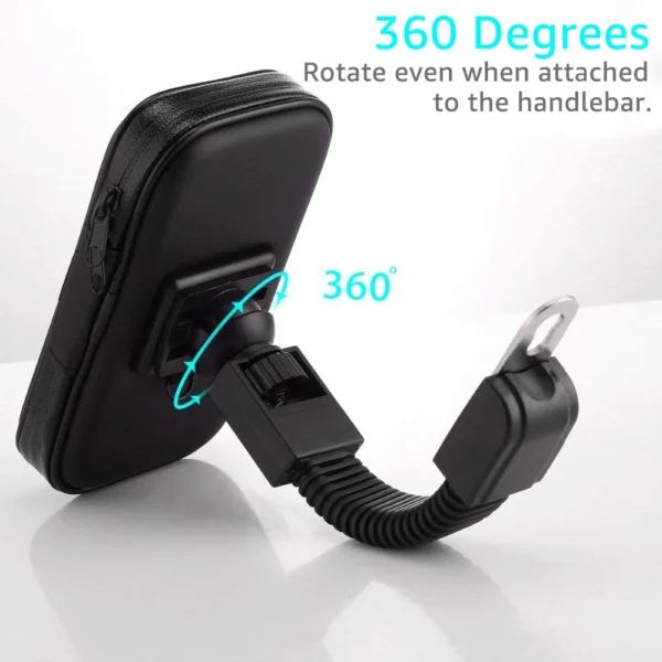 Motorcycle Telephone Holder Support Moto Bicycle Rear View Mirror Stand Mount Waterproof Scooter Motorbike Phone Bag for Samsung - Image 2