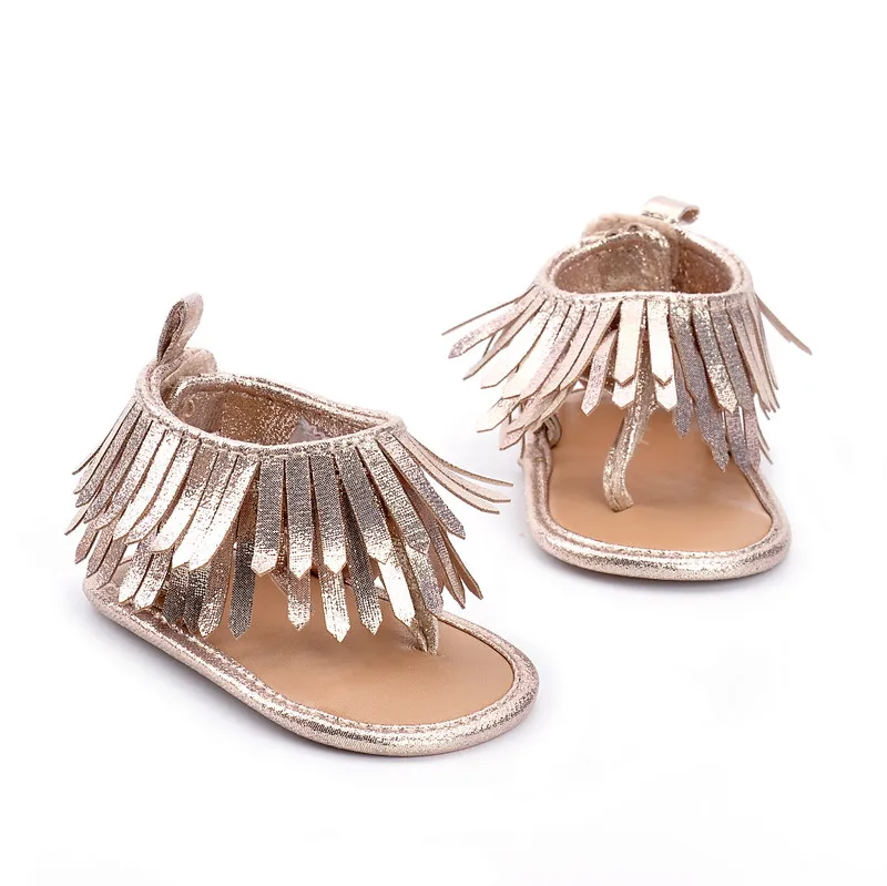 Citgeett Baby Shoes: Leather Fringe Tassel Summer Shoes (Infant 0-12M) 11 kf