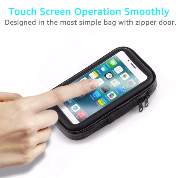 Motorcycle Telephone Holder Support Moto Bicycle Rear View Mirror Stand Mount Waterproof Scooter Motorbike Phone Bag for Samsung - Image 5