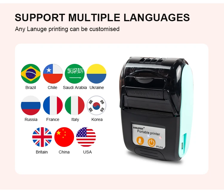 Mini Thermal Receipt POS Printer: Wireless Bluetooth 58mm Bill/Ticket 13 kf S0033cf2777e9485194ba77967e6c0e90p