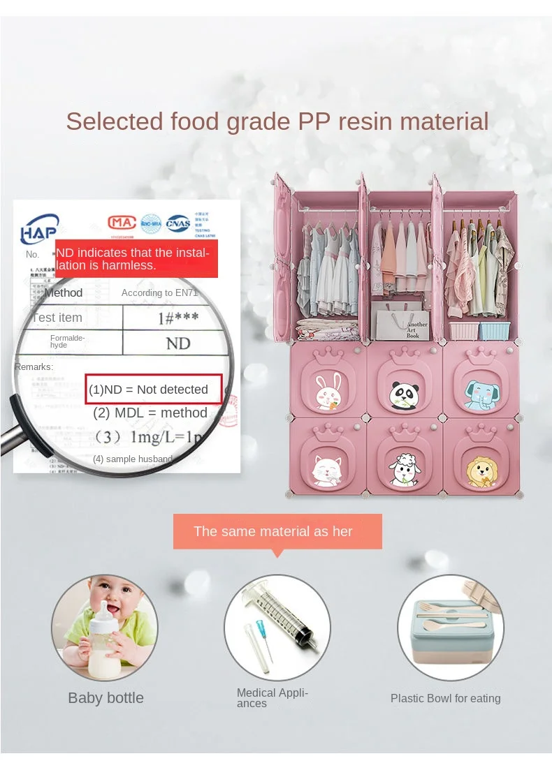 Modern Children's Wardrobe: Folding Plastic Collapsible Storage Box Closet 11 kf S0091ea7476984a73bc479051c2f93ceeR