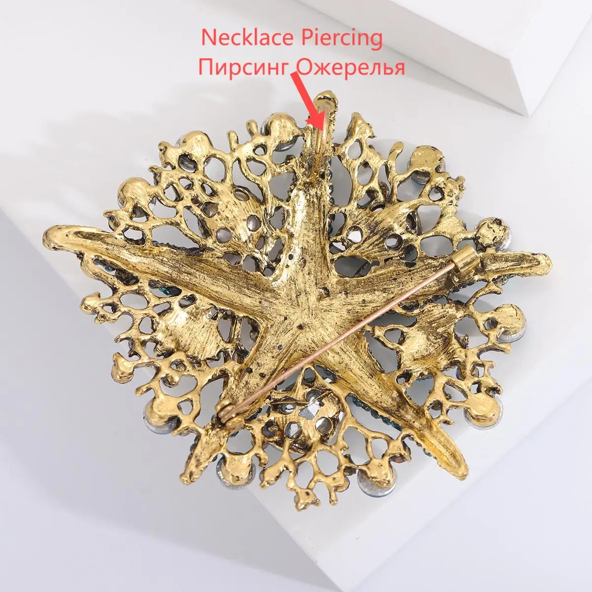 Rhinestone Goldfish Brooch: Pearl Aquatic Life Pins, Office/Party Gifts 29 kf S0141d136b56e4c2a896c31951b93a86cR