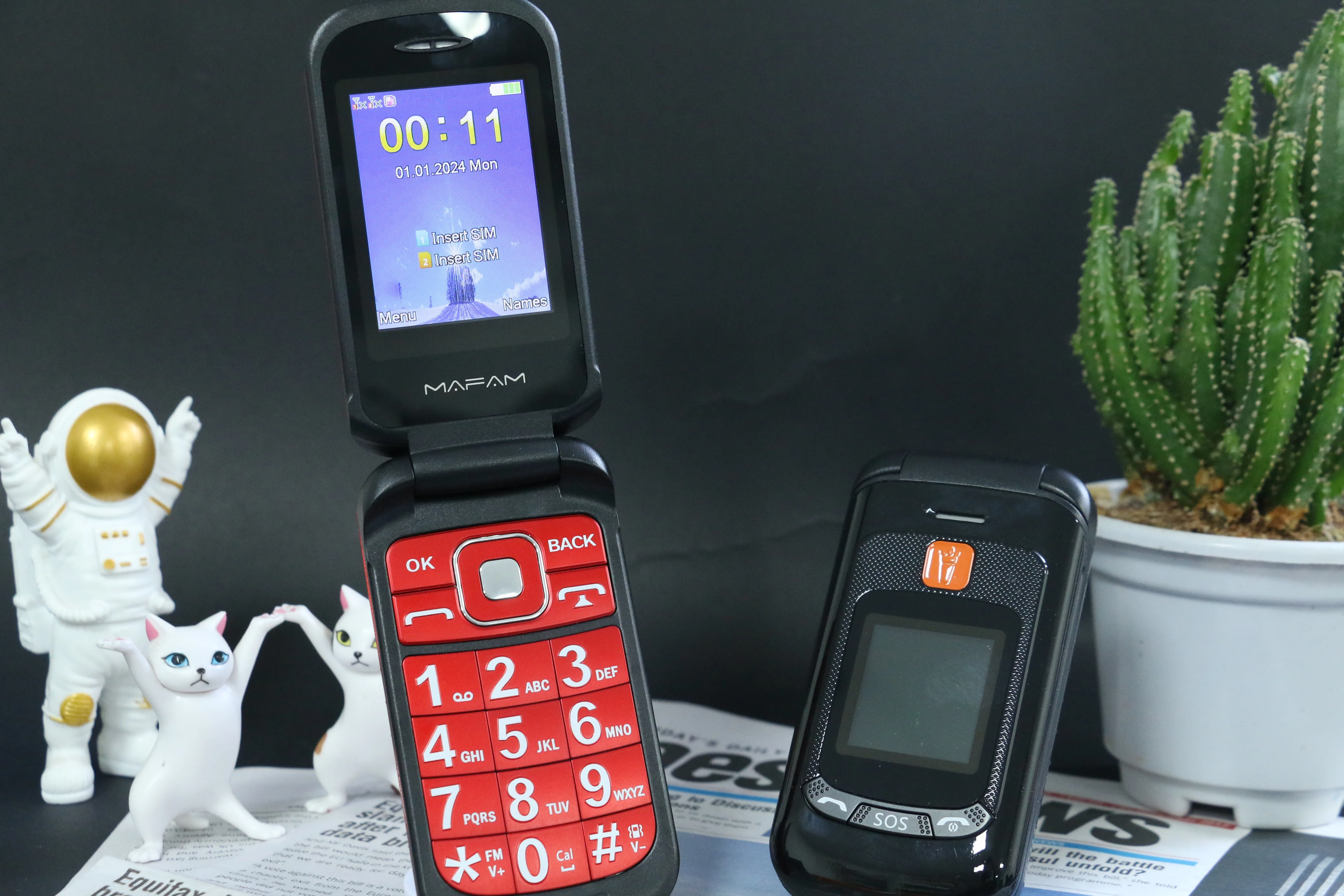 Senior Flip Dual Display Phone: Large Button, Speed Dial, SOS Call 32 kf S01e89fd759b14366ac0d7da984810e5bt