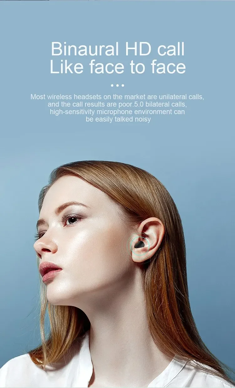 A6S TWS Wireless Headset: Bluetooth Headphones, Sport Stereo Earbuds 9 kf S05a2919cd45f4c00a38c8423546e6b6dL