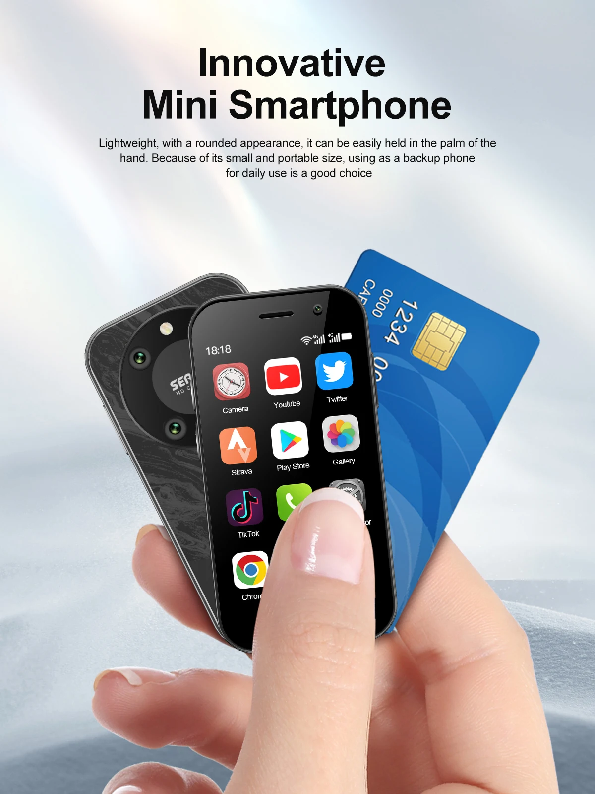 SERVO KING 9000 Mini Smartphone: Android 10, 4G LTE, Face Recognition 21 kf S05d464c0ebd643b4b70dacf7e4dd9c5bd