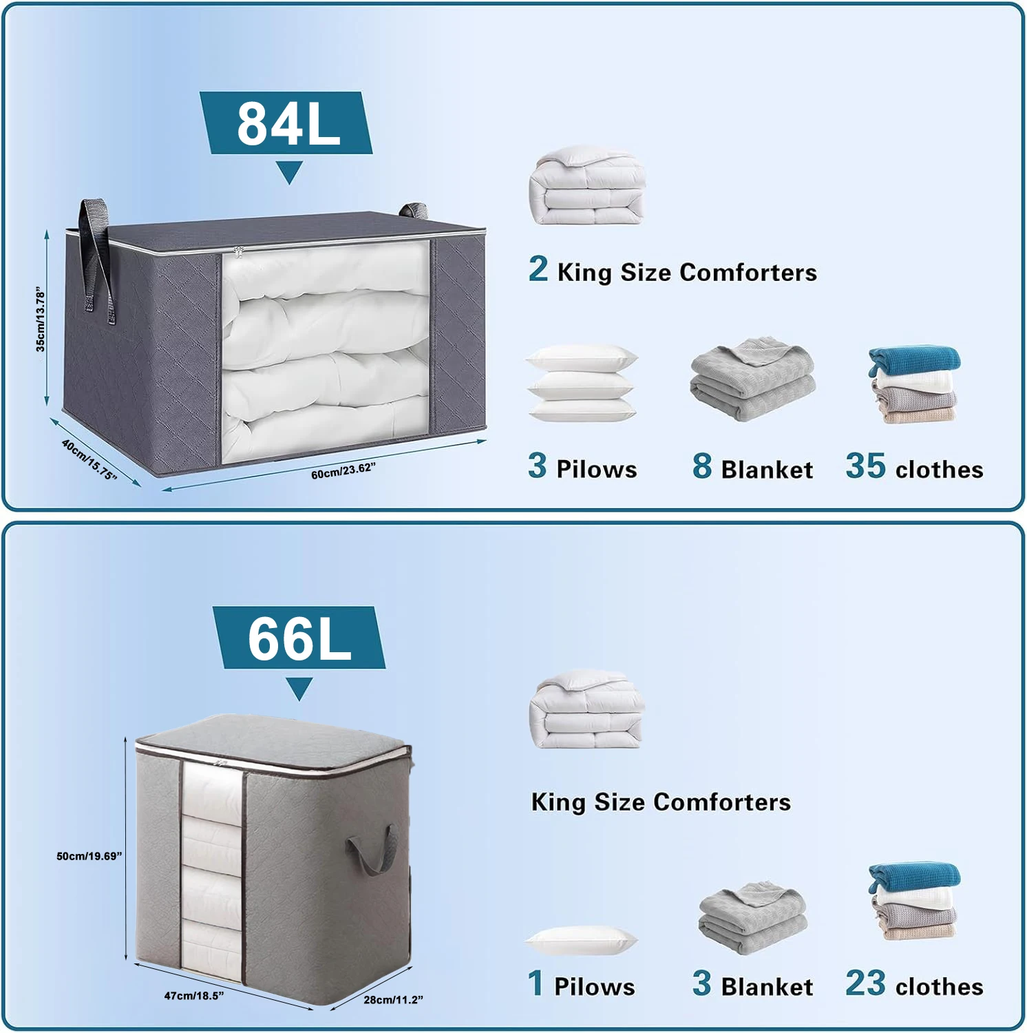 Simple Cloth Wardrobe Rack: Dustproof Closet w/ 3 Foldable Storage Bags 12 kf S0b3729ee0e0b4b77b9a3ca7ac3589d61D