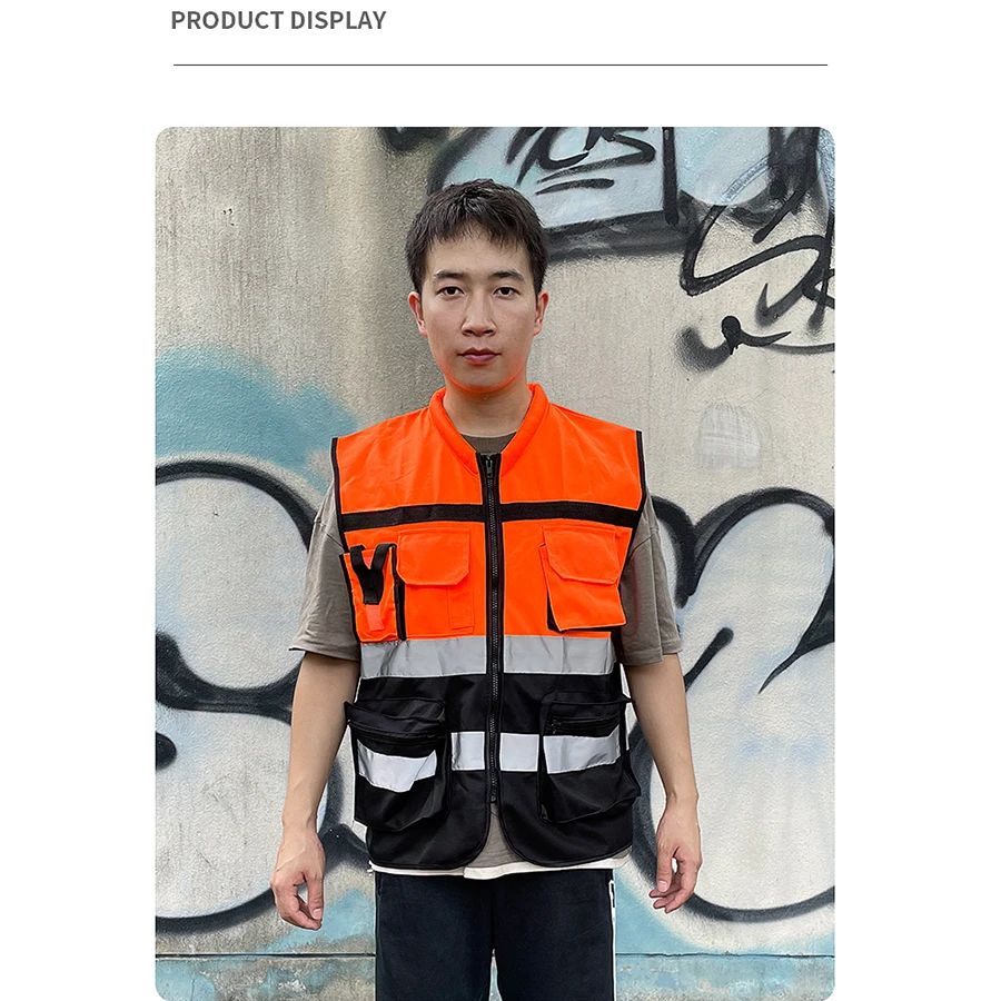 Night Walking Highlight Vest: Outdoor Adjustable Safety Biking Gear 21 kf S1444bbfeb31647628fd57f50a81e50ced