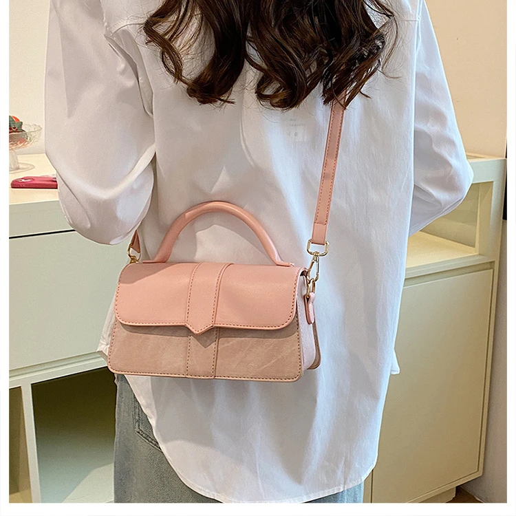 Black PU Leather Shoulder Bag: Fashion Crossbody Vintage Underarm Satchel 25 kf S146736a28bf248d68fa4c80b69469904o