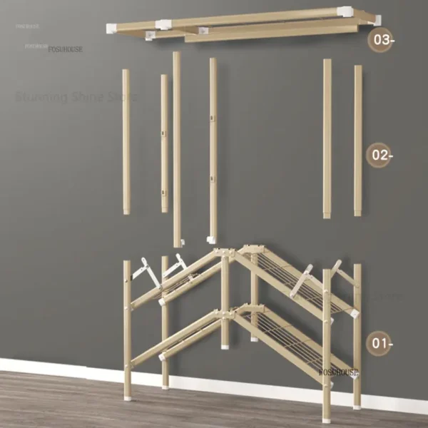 Simple Folding Bedroom Wardrobes for Bedroom Closets Household Bedroom Rental Wardrobe Home Furniture Creative Storage Cabinet - Image 4