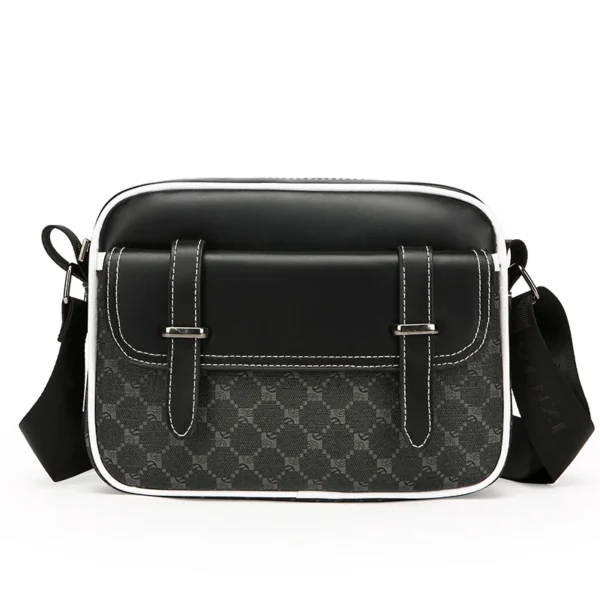 Fashion Men's Satchels Bag High Quality Soft PU Leather Male Flap Handbag Casual Men Shoulder Bag Clutches Tote Bag