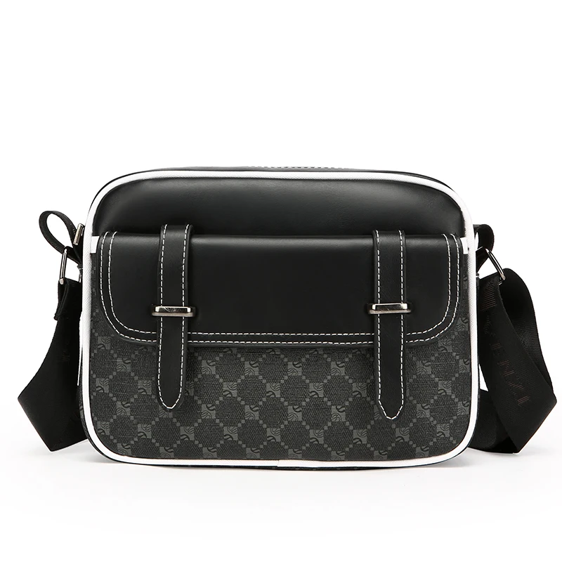 Fashion Men's Satchels Bag High Quality Soft PU Leather Male Flap Handbag Casual Men Shoulder Bag Clutches Tote Bag