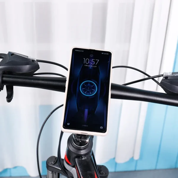 Bicycle Handlebar Blue Phone Stand Motorcycle Bike MTB Phone Holder Security Lock Adjustable Support Bicycle Mount Bracket - Image 4