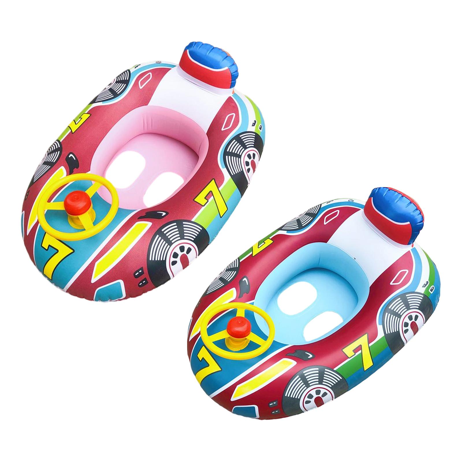 Inflatable Car Shape Baby Swimming Rings Float Seat Summer Party Swim Toys kf S1695708f3e1d40bd922192bda2c03ea2c