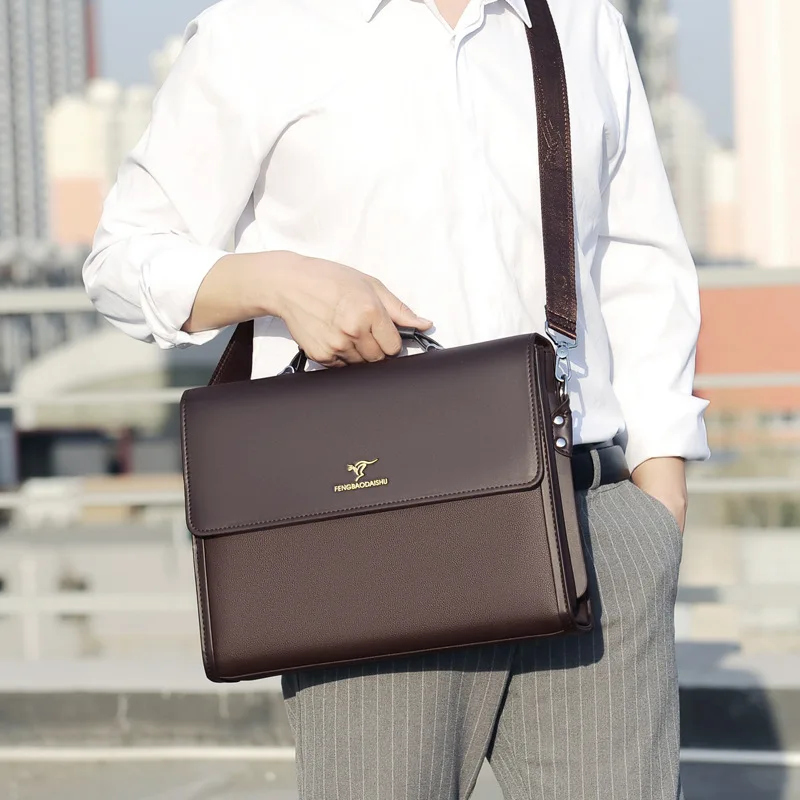 Kangaroo Brand Luxury Leather Messenger Bag: Men's Chest Crossbody Bag 13 kf S18d0cfac81de4c7bb6116b29c8d462a9Z