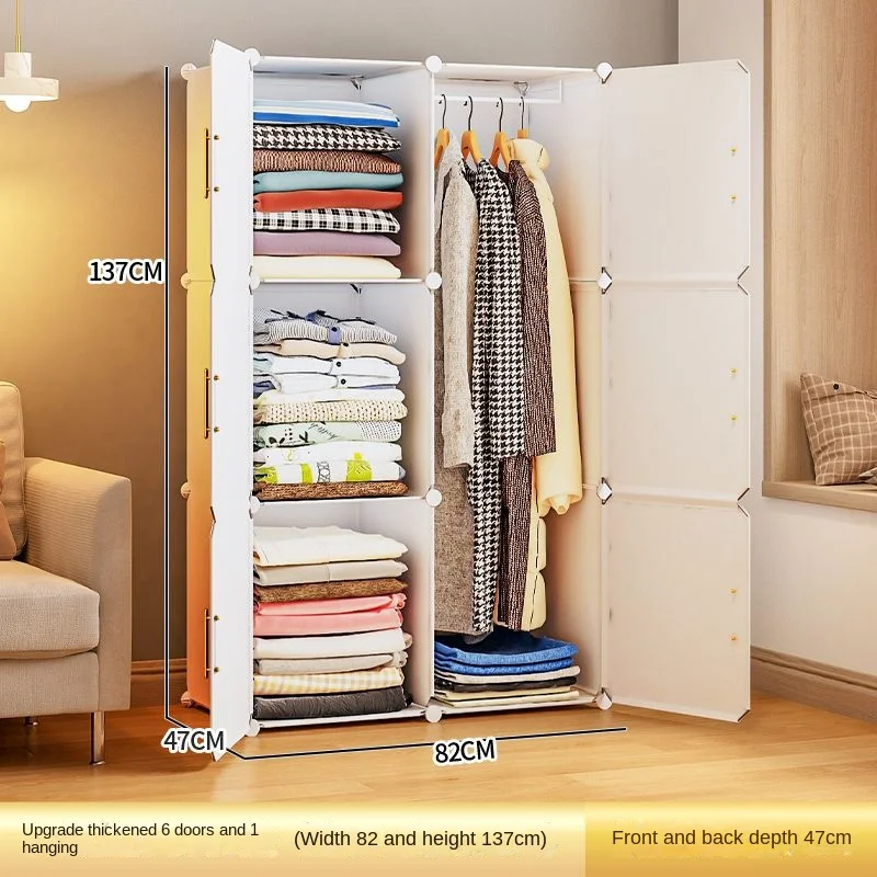 Minimalist Wardrobe: Plastic Collapsible Cube Closet for Luxury Hotel/Home 18 kf S1ad8264c9b9f4c51a89eb8ea9aa1ffd7B