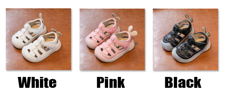 Baby Girls Boys Sandals: Genuine Leather Soft-Soled School Beach Shoes 8 kf S1b1360393cd8407095c065531e4aa793l