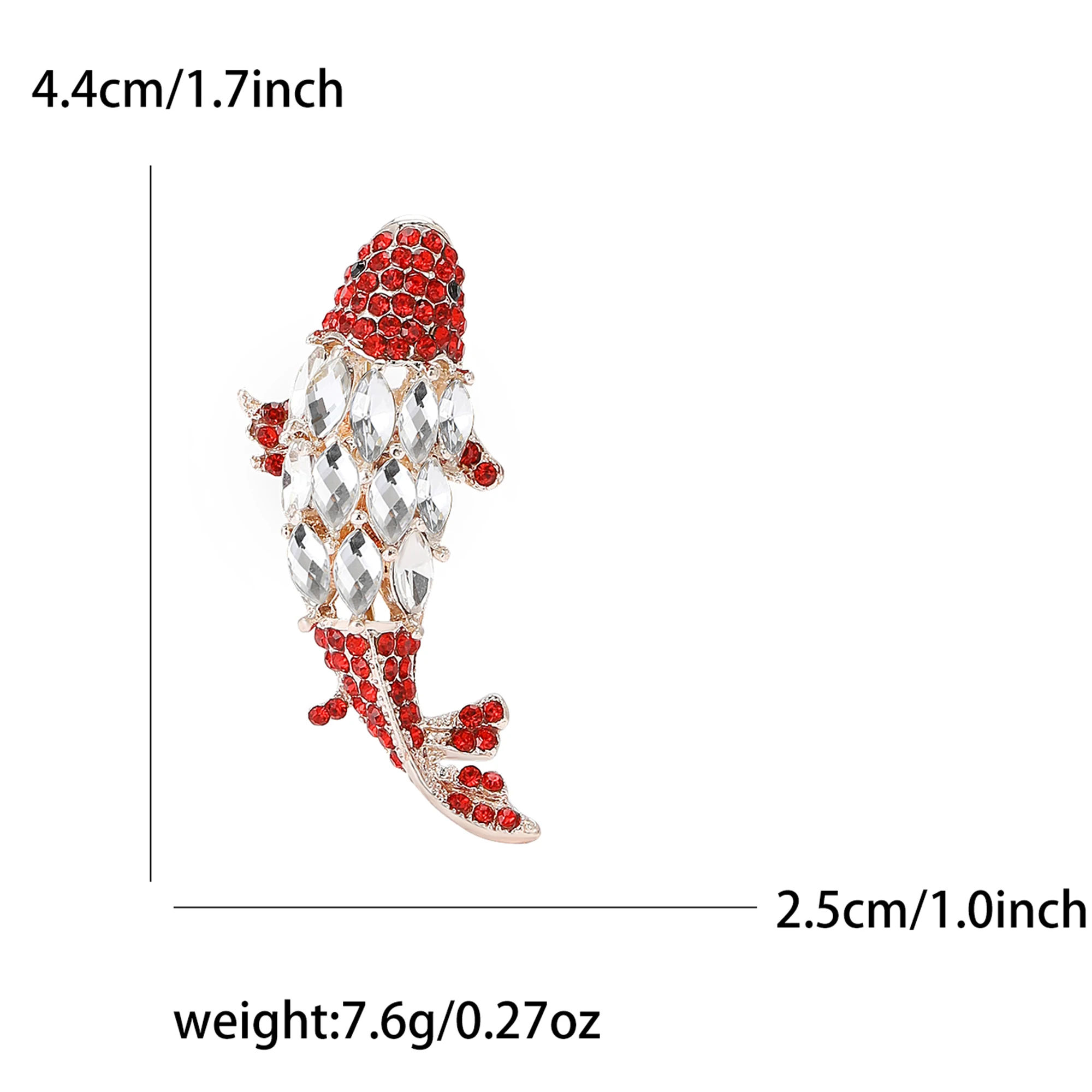 Rhinestone Goldfish Brooch: Pearl Aquatic Life Pins, Office/Party Gifts 18 kf S1f92841add5e41a8a1b4936e857f1f05s
