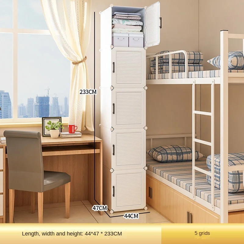 Household Folding Wardrobe: Dustproof Plastic Collapsible Storage Closet 21 kf S20e98617502441c790410caf7ed50c56f