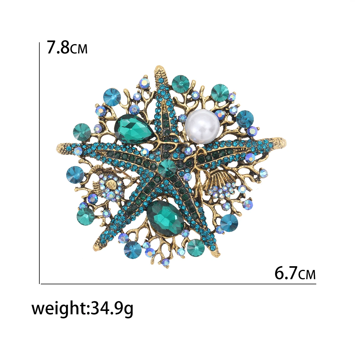 Rhinestone Goldfish Brooch: Pearl Aquatic Life Pins, Office/Party Gifts 28 kf S22656e8180d74fb086d5fd7c0aa23bf0I