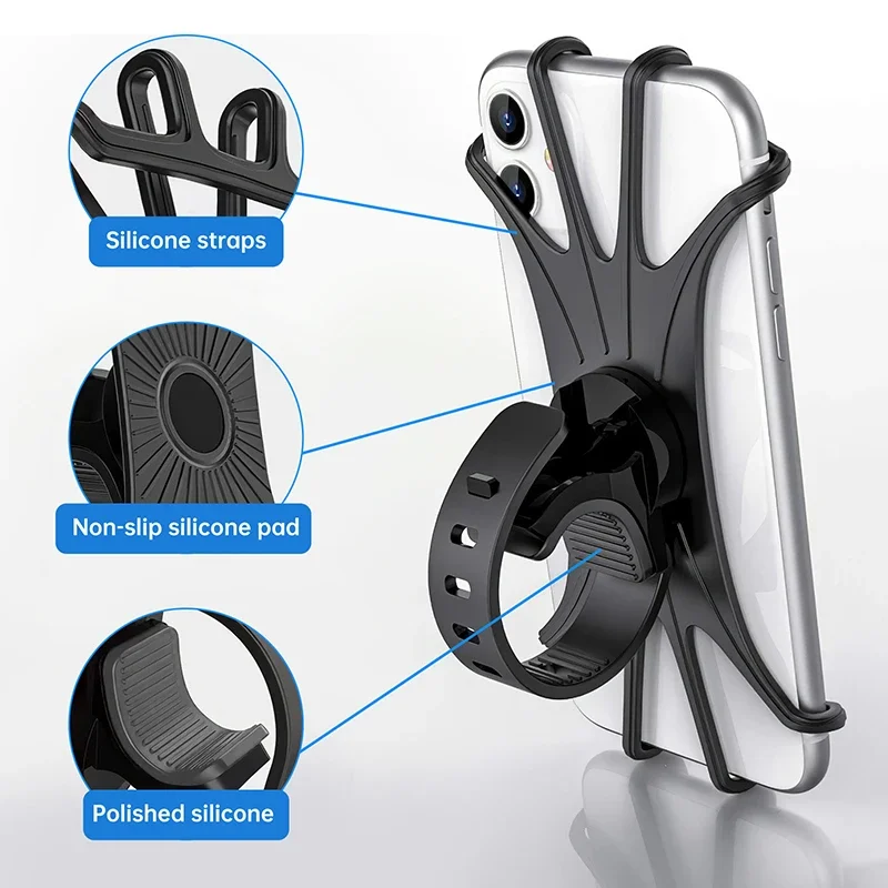 Bike Phone Holder: Bicycle & Motorcycle Stand for iPhone/Samsung/Xiaomi 9 kf S286807ed84be40689d94a5ed32433242w