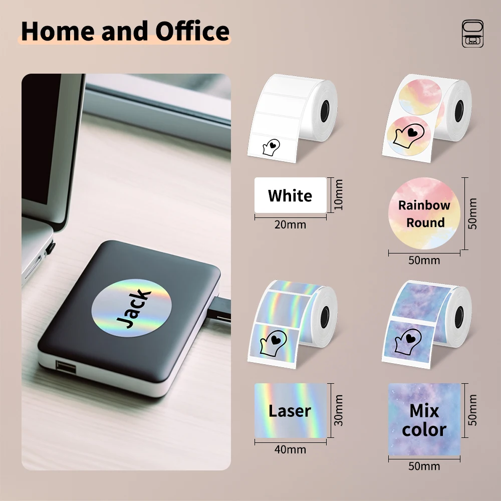 Phomemo M110 Mini Thermal Printer: Self-Adhesive Label Maker (Multi-Rolls) 11 kf S2963e53718384a9c9018185a3af9f8bdl