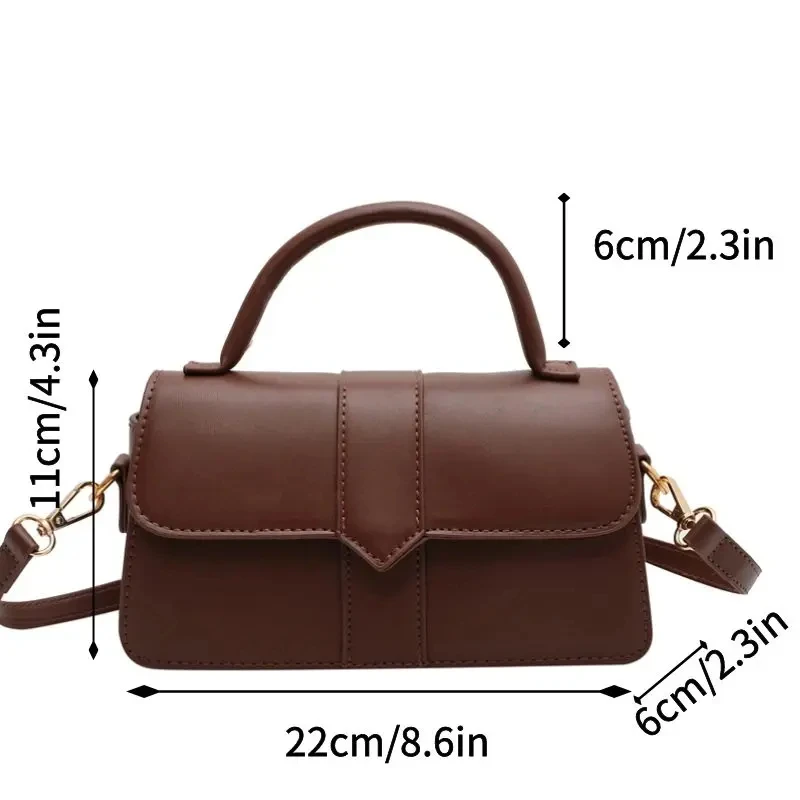 Black PU Leather Shoulder Bag: Fashion Crossbody Vintage Underarm Satchel 8 kf S29a083fe99df4de1b19c9bdeb7b4ce56W