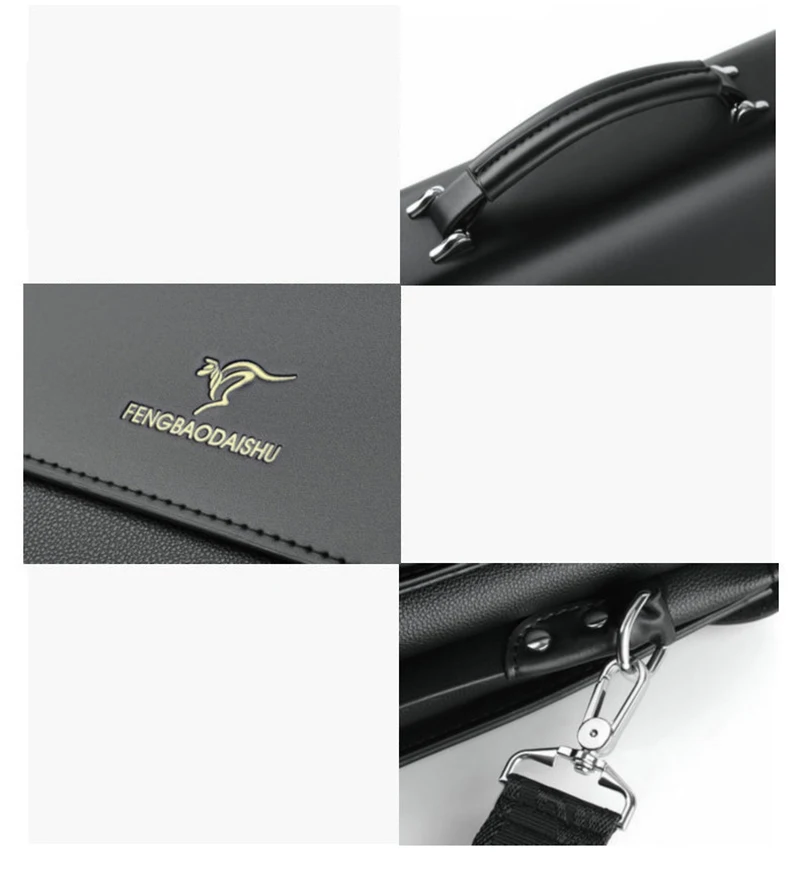 Kangaroo Brand Luxury Leather Messenger Bag: Men's Chest Crossbody Bag 25 kf S2a7b58c42dc040db8e7bd2f937a7211dS