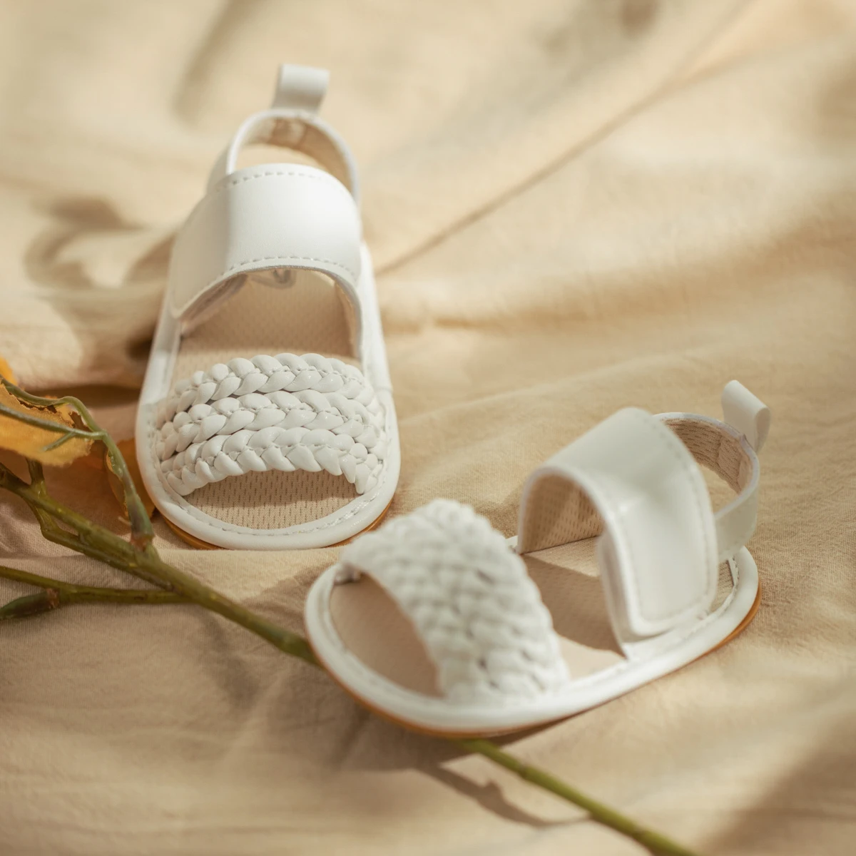 Meckior Baby Girl Sandals: Anti-slip Rubber Sole First Walkers Shoes 12 kf S2cedf9c2cc134451af8736e842cff1d7T