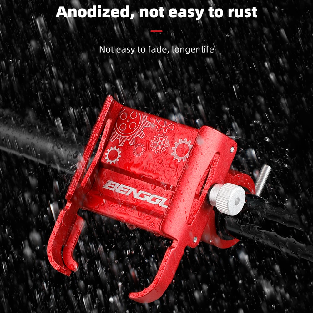 360° Rotation Bike Phone Holder: Aluminum Alloy MTB Motorcycle Handlebar Mount 12 kf S2e2956d83c244a9ebaceb9be8ddb272dX