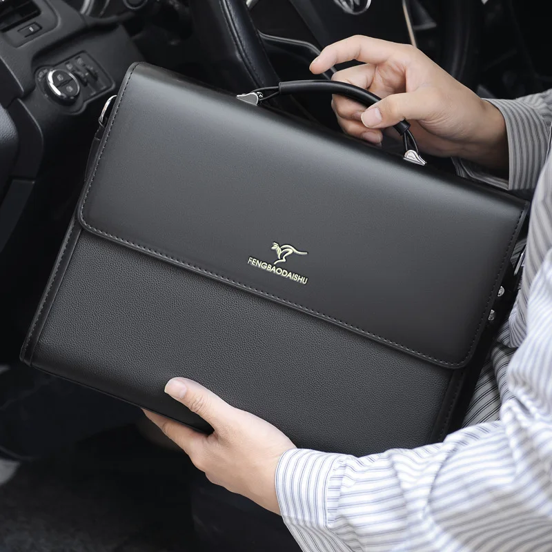 Kangaroo Brand Luxury Leather Messenger Bag: Men's Chest Crossbody Bag 17 kf S35e7700491784447be4bcf65f058a90ek