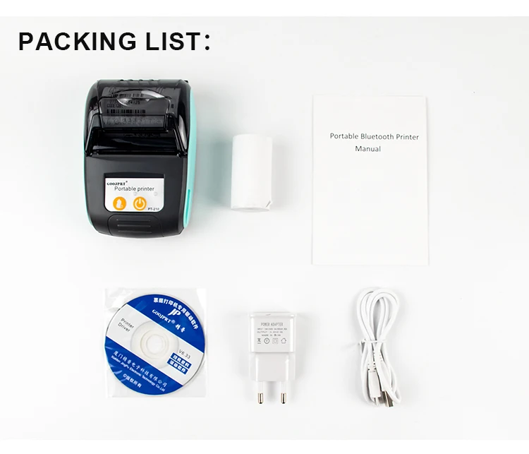 Mini Thermal Receipt POS Printer: Wireless Bluetooth 58mm Bill/Ticket 19 kf S3863c3acf1034481a6a0ac1d5b0c4729i