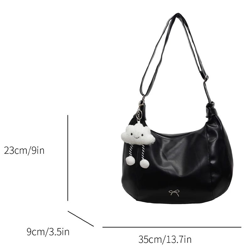 Large Capacity Underarm Shoulder Bag: Women's Crossbody Bag w/ Gift Doll 7 kf S3b8232d7b5b3475da4a89914aa10c733s