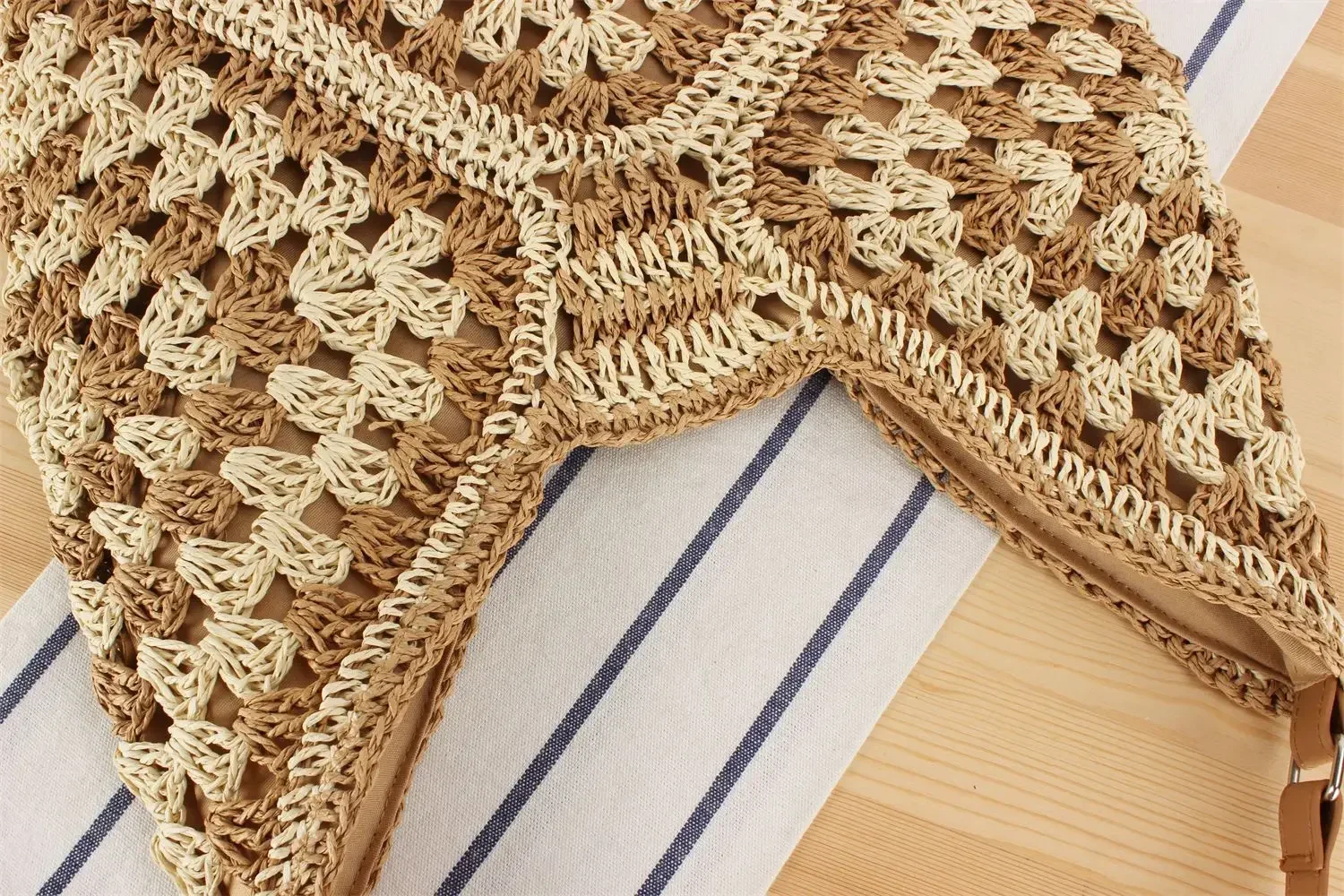 Weaving Clutches Top-Handle Bag: Large Portable Beach Shopper Tote Bag 29 kf S3f623a2a34614af8b2dbc6a08910e344J