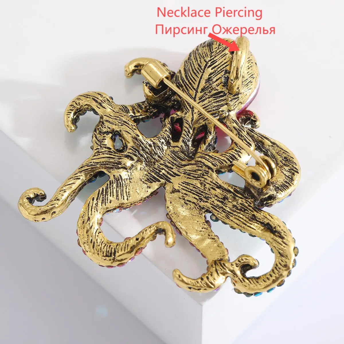Rhinestone Goldfish Brooch: Pearl Aquatic Life Pins, Office/Party Gifts 17 kf S4185f050391145bca64cf9f27e32224a1