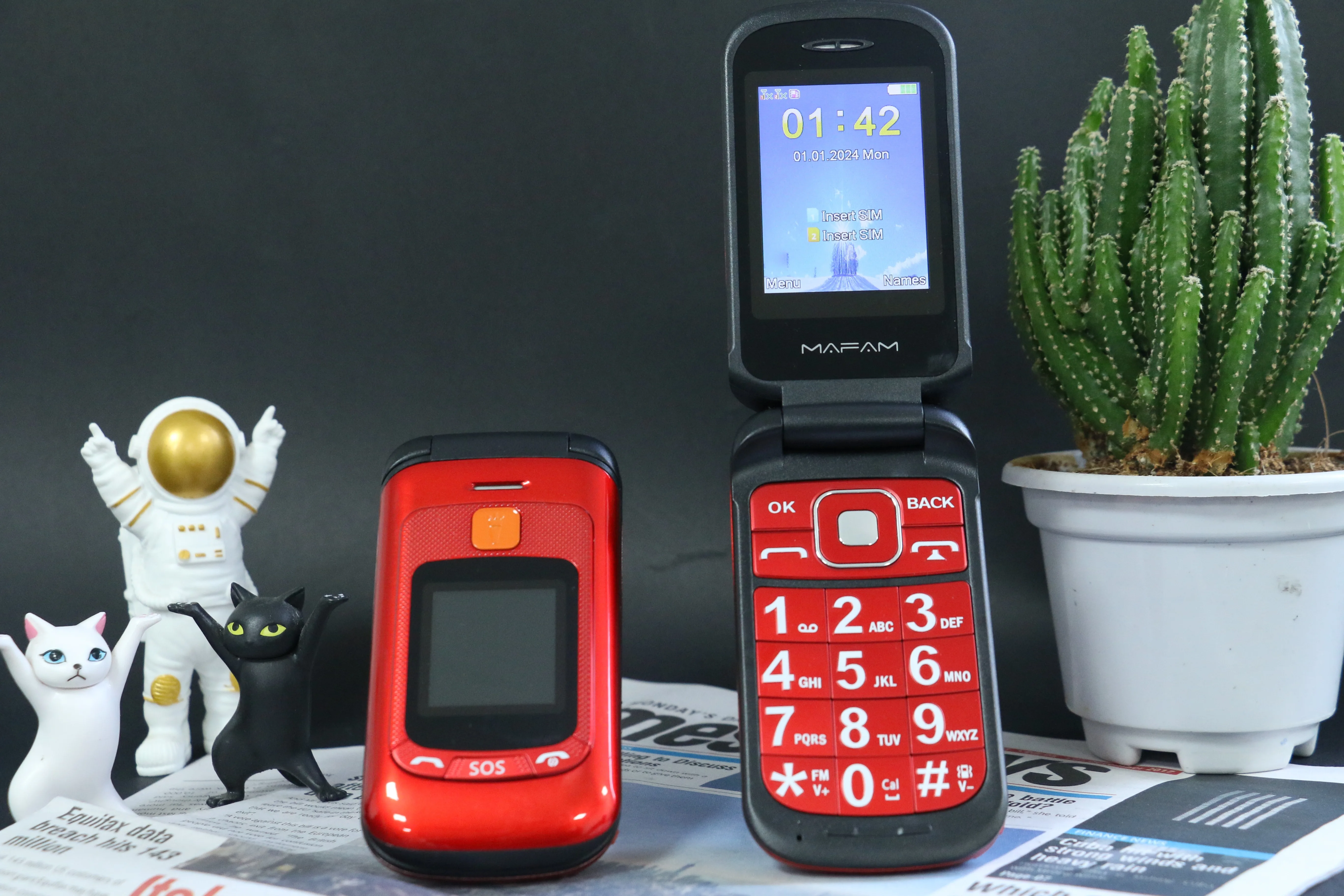Senior Flip Dual Display Phone: Large Button, Speed Dial, SOS Call 41 kf S41c9bcc6d4374659aaf0cd3ac0842abfz