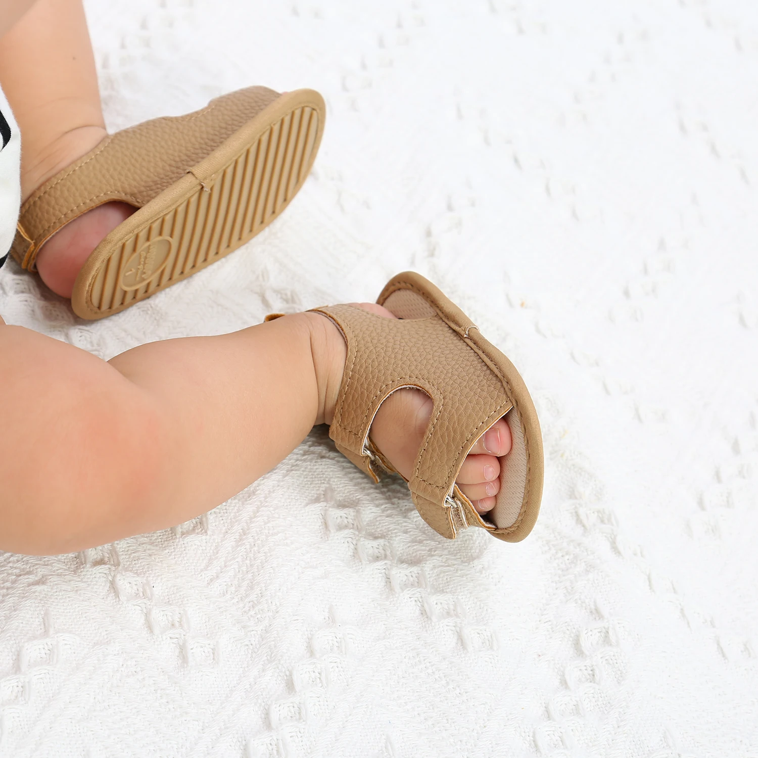 Baby Boys Girls Summer Sandals: Closed-Toe Infant Soft Rubber Sole Outdoor 14 kf S43e6de8774a249949ca7a47cb193df80O