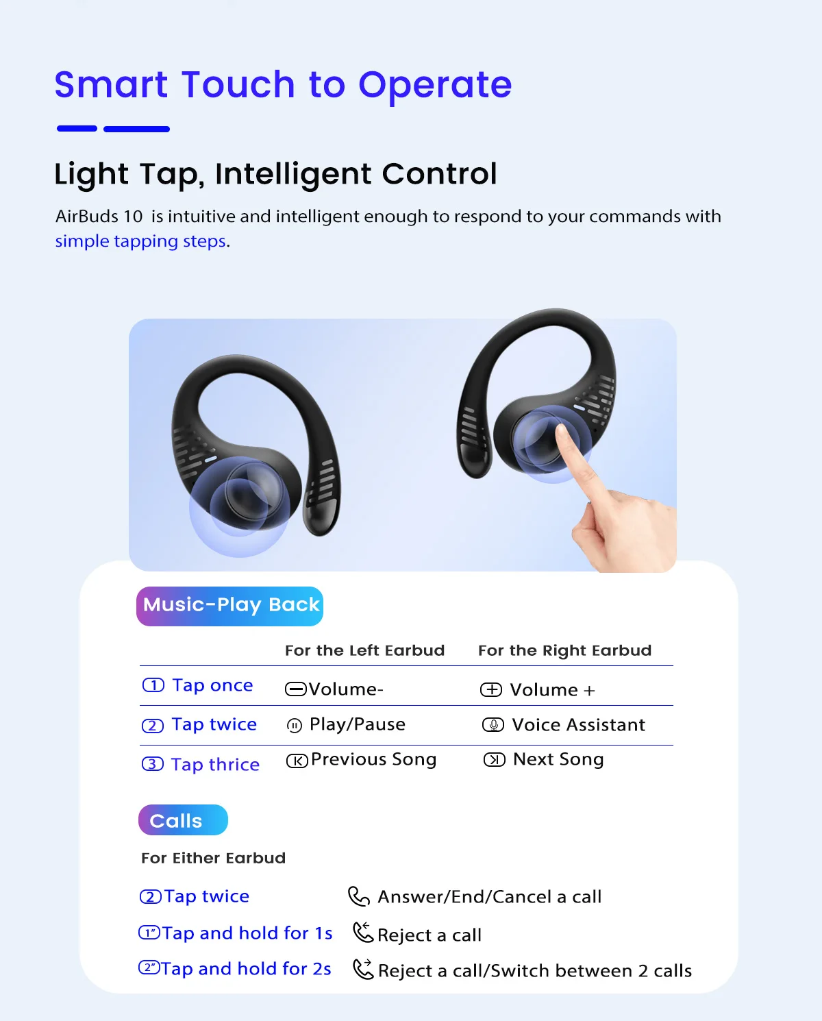 Blackview Airbuds 10: TWS Open Ear Headphones, Bluetooth 5.2, Air Conduction 29 kf S4411925ff45343e2aea1dd220a130f3cG