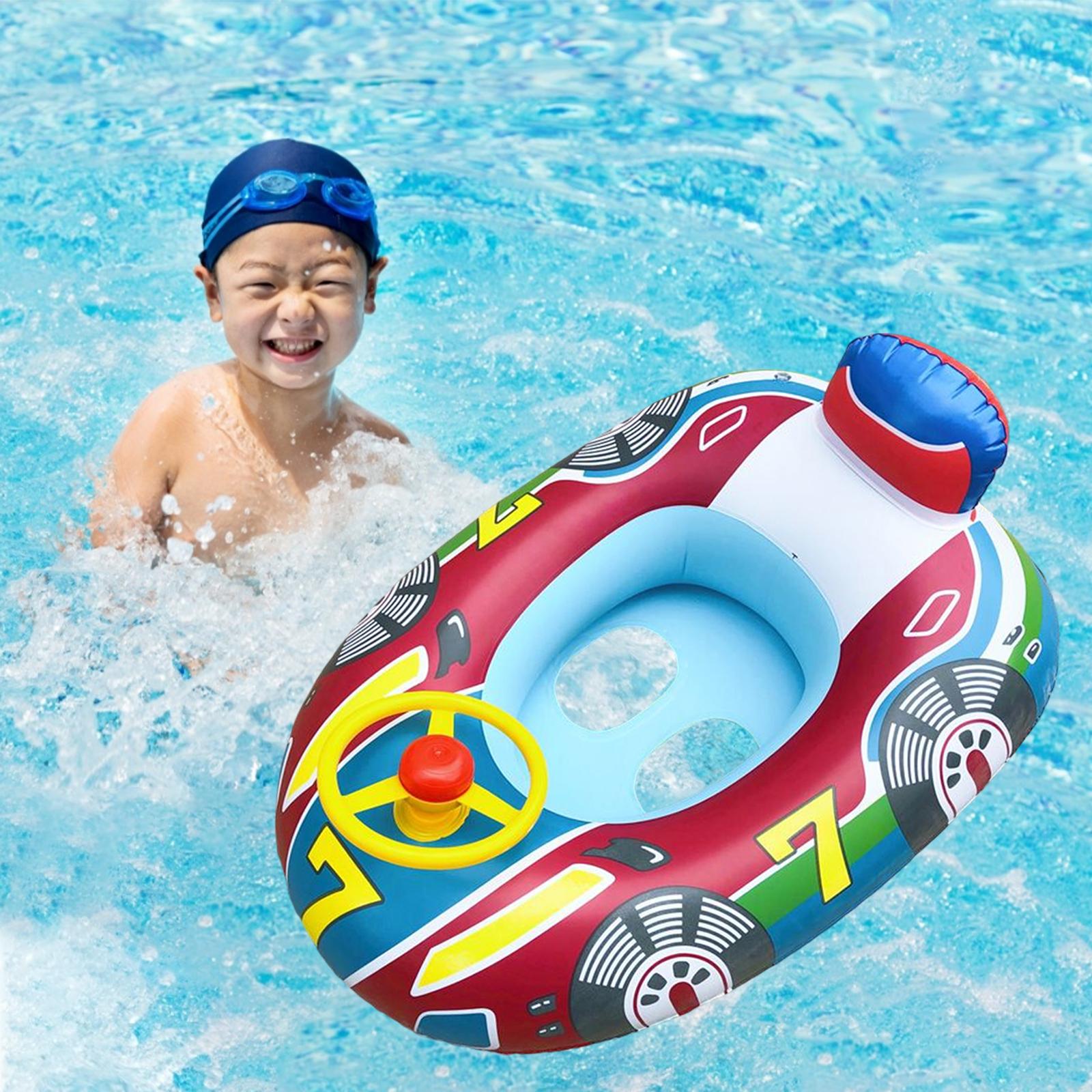 Inflatable Car Shape Baby Swimming Rings Float Seat Summer Party Swim Toys kf S467ef58e05d3489a9ad3c9dd9f8cc94fy