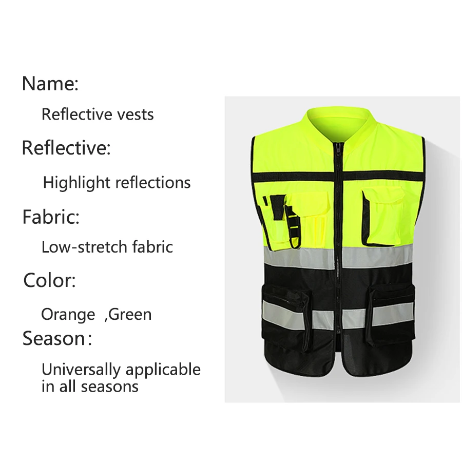 Night Walking Highlight Vest: Outdoor Adjustable Safety Biking Gear 8 kf S4fec1d22732e4a45a9d3daa856573d95u