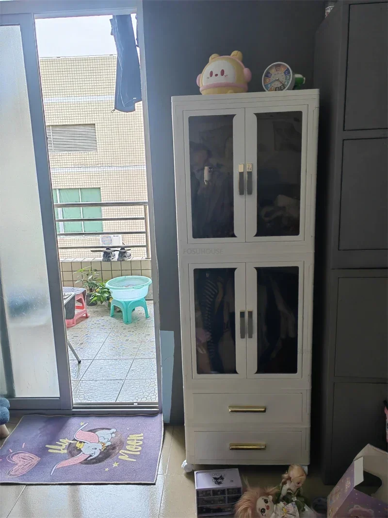 Simple Folding Wardrobe: Multi-layer Dustproof Partition Closet Storage 10 kf S55d080a855bb4626b374ed2da828cf90q