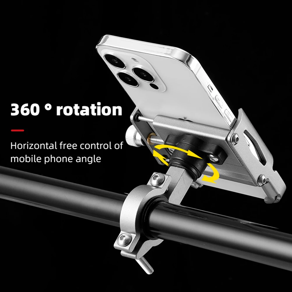 360° Rotation Bike Phone Holder: Aluminum Alloy MTB Motorcycle Handlebar Mount 11 kf S560370caa5f14514b21fe23eba6ca3edy