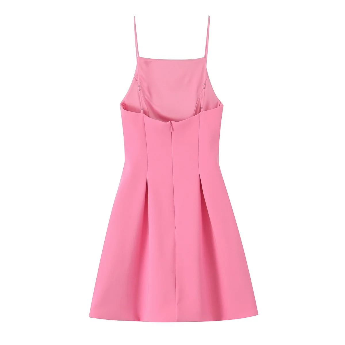 TFMLN Pink Spaghetti Strap Mini Dress: Slim A-Line Party Fashion 9 kf S5ce2fa6e21904953a601d4240a5bc5d88