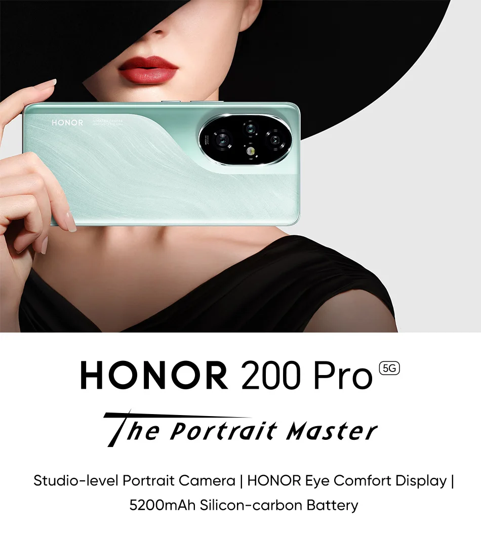 HONOR 200 Pro 5G: Snapdragon 8s Gen 3, 120Hz AMOLED, 100W SuperCharge 11 kf S5da7a9894efc4adf9cc21afc6efeb52a2