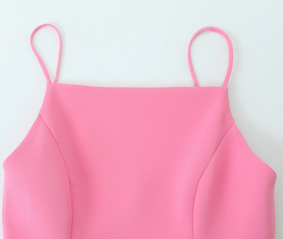 TFMLN Pink Spaghetti Strap Mini Dress: Slim A-Line Party Fashion 10 kf S5ddf3563a34f45c28b0d838b01cce183H