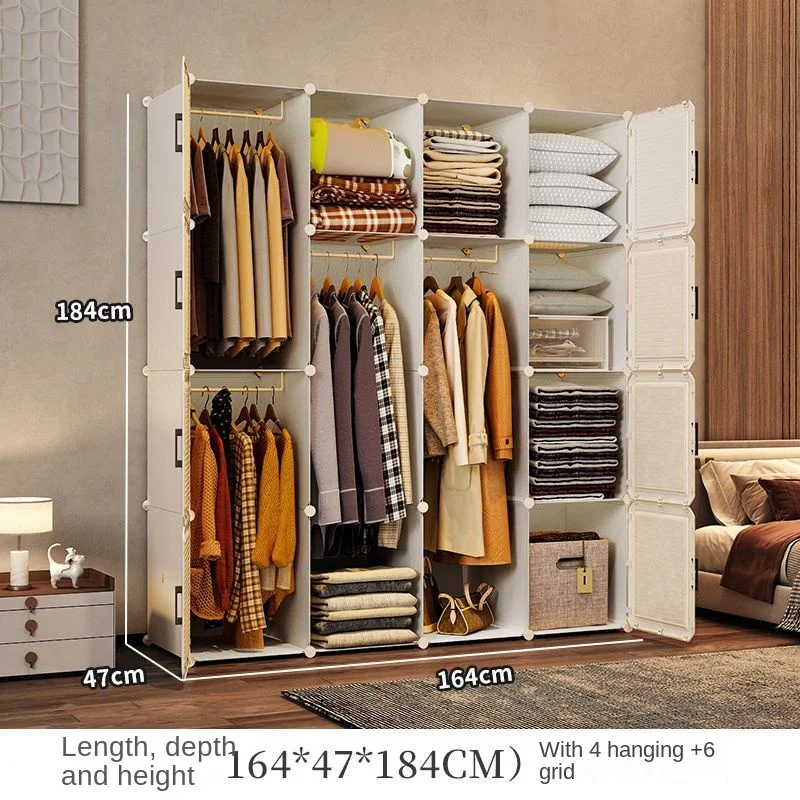 Household Wardrobe Organizer: Dustproof Collapsible Storage Cabinets 36 kf S5fcb70c00f02406e937dfd2afc146313D