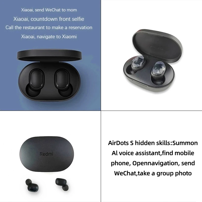 Xiaomi Redmi Airdots 2: Mini Wireless Earbuds, Sport/Gaming Headset w/ Mic 19 kf S6056c6e65683459db9c67e5293dea043l